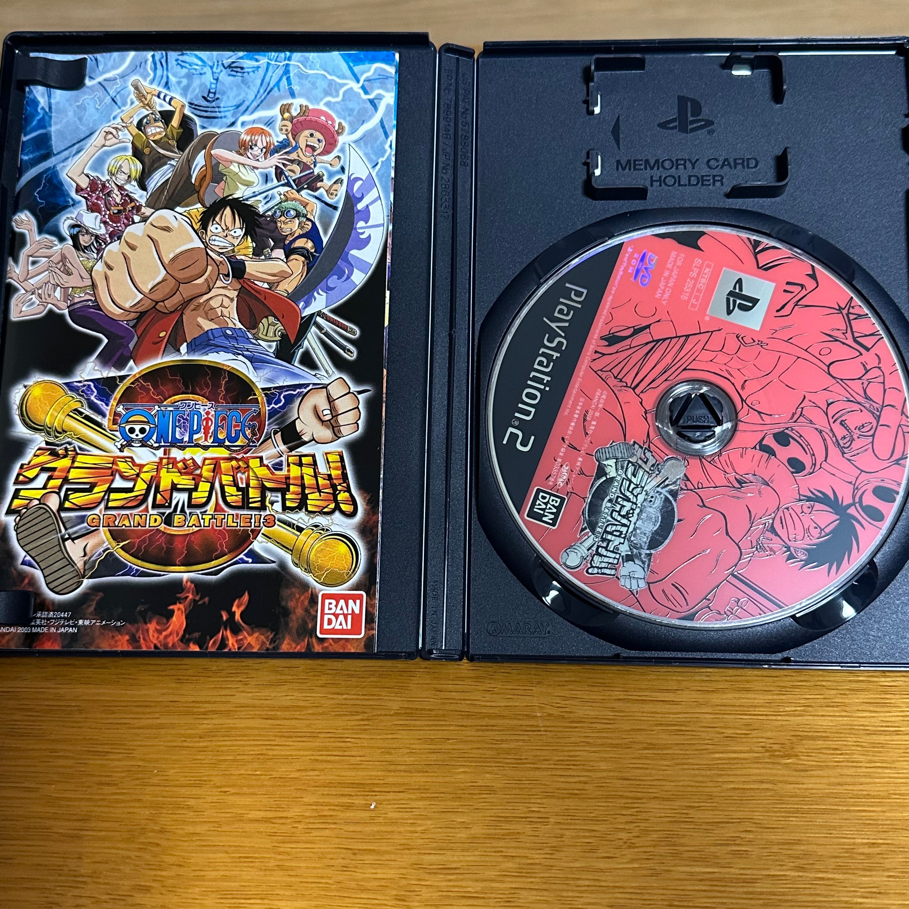Jogo PS2 One Piece Grand Battle! 3 Japonês Original Completo