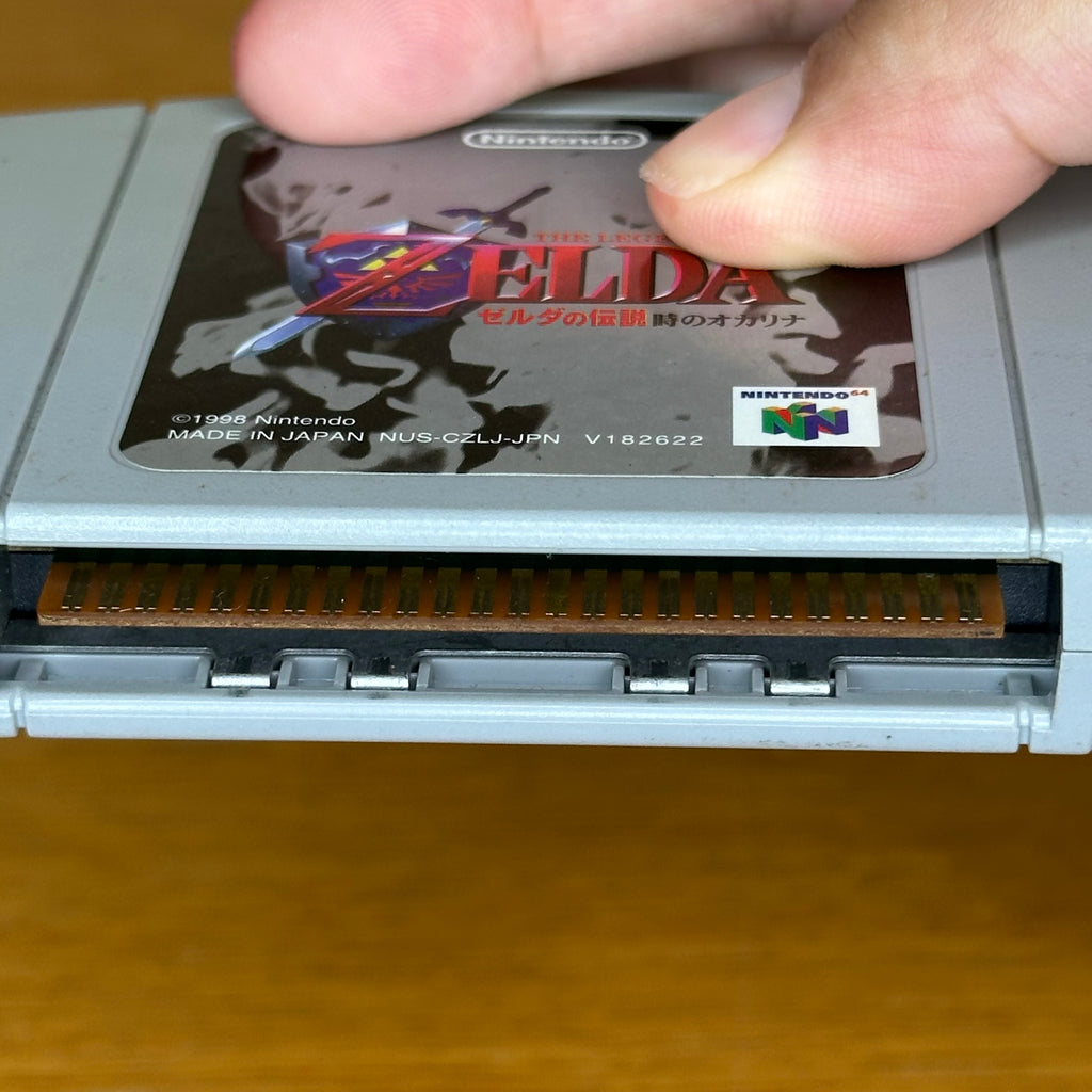 The Legend of Zelda Ocarina of Time Japonês Somente Cartucho