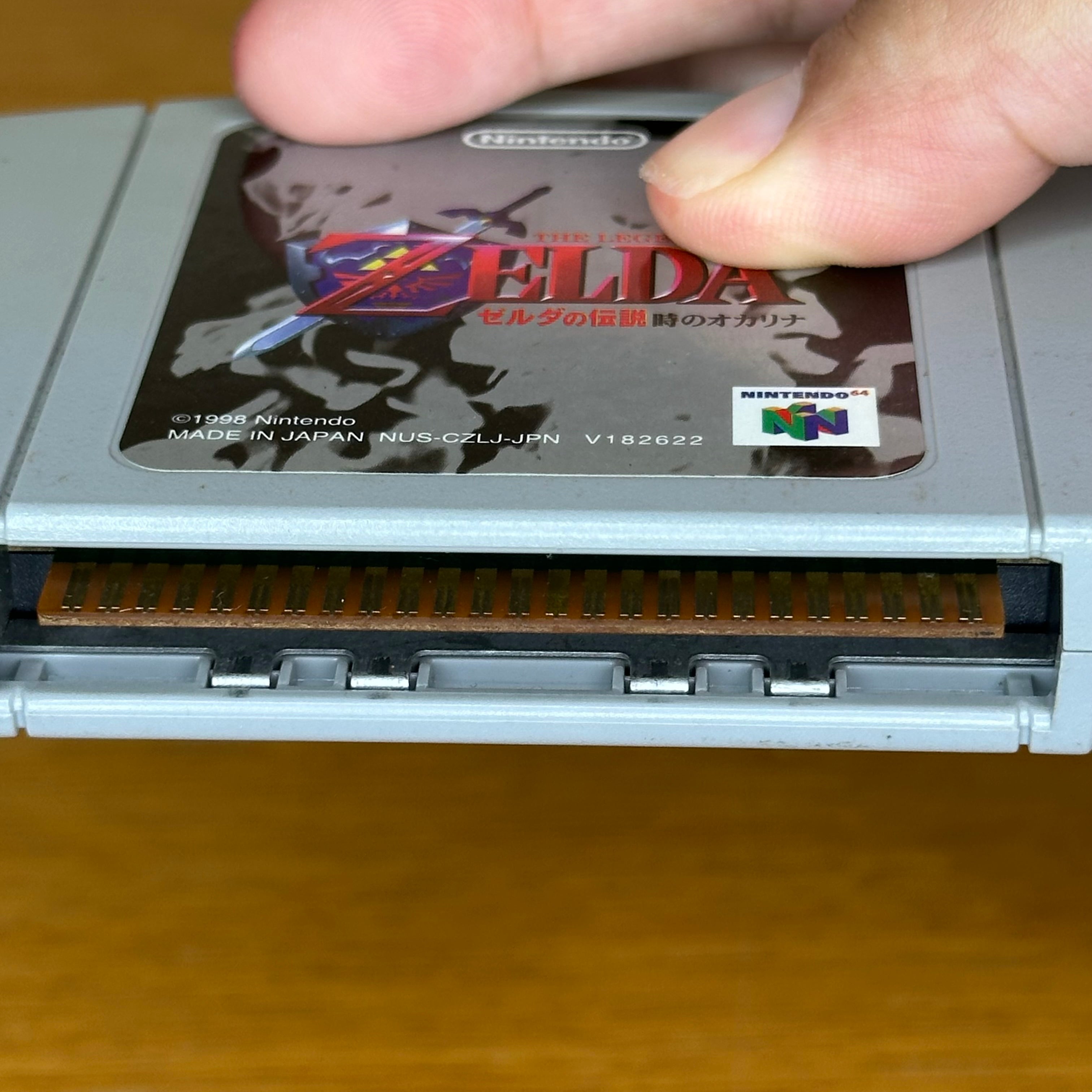 The Legend of Zelda Ocarina of Time Japonês Somente Cartucho