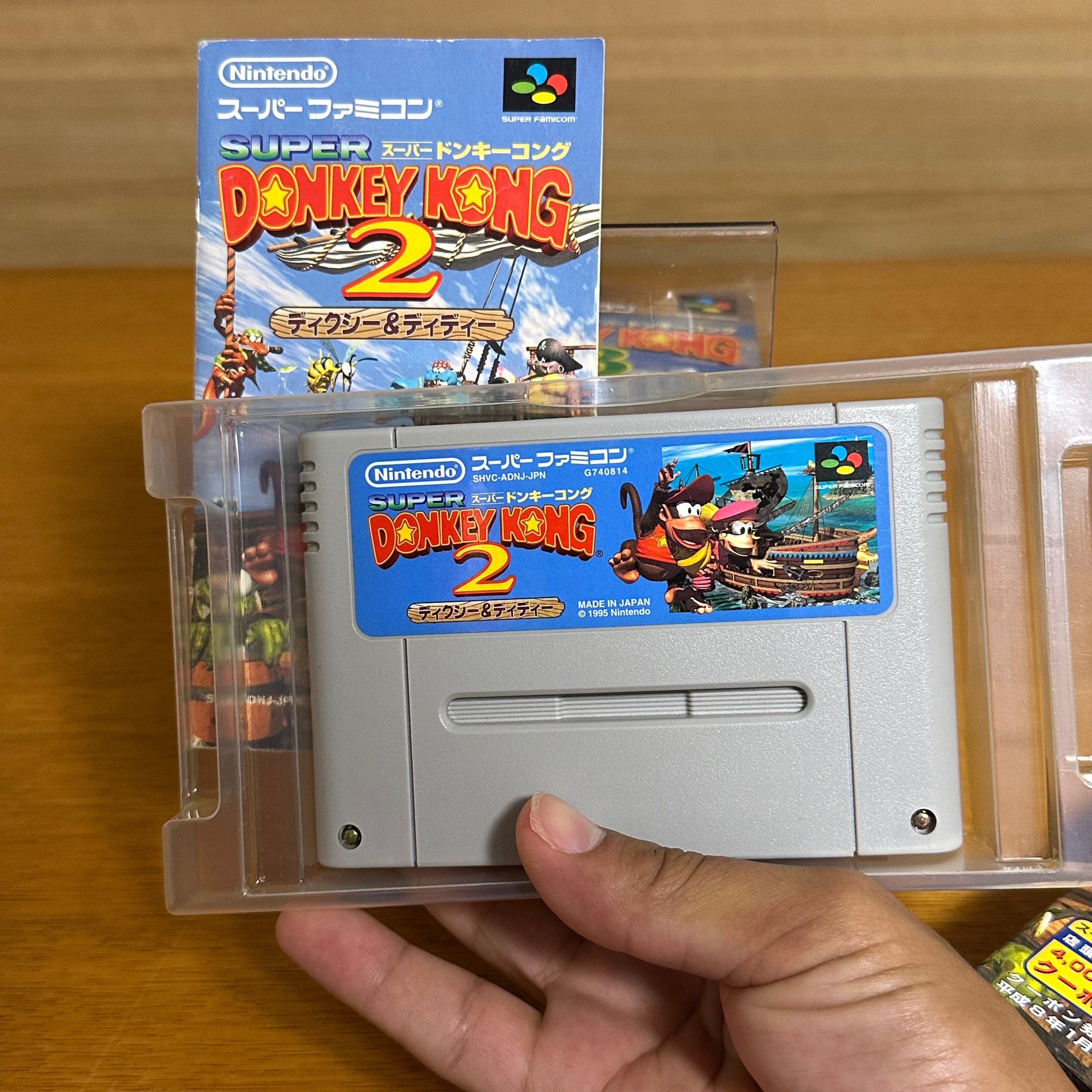 Super Donkey Kong 2 Diddy & Dixie - Super Famicom Japonês Completo