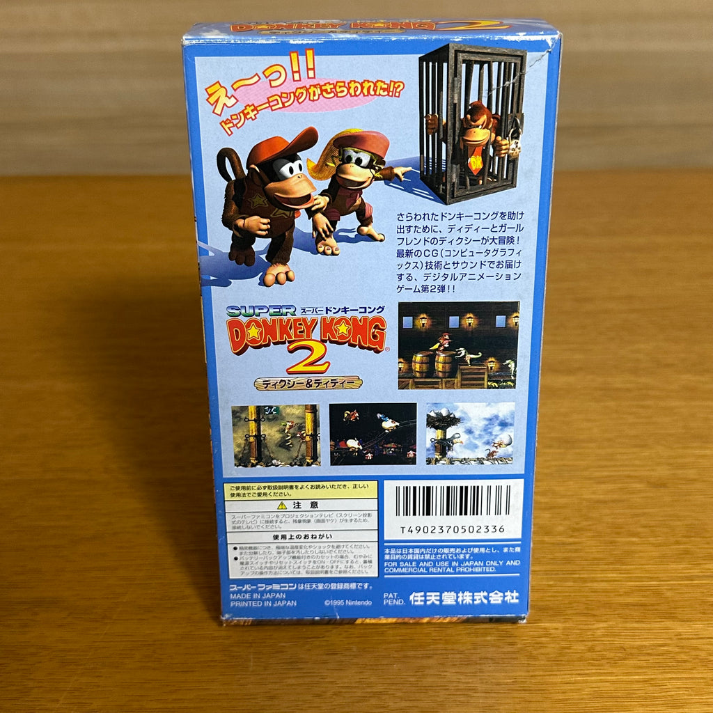 Super Donkey Kong 2 Diddy & Dixie - Super Famicom Japonês Completo