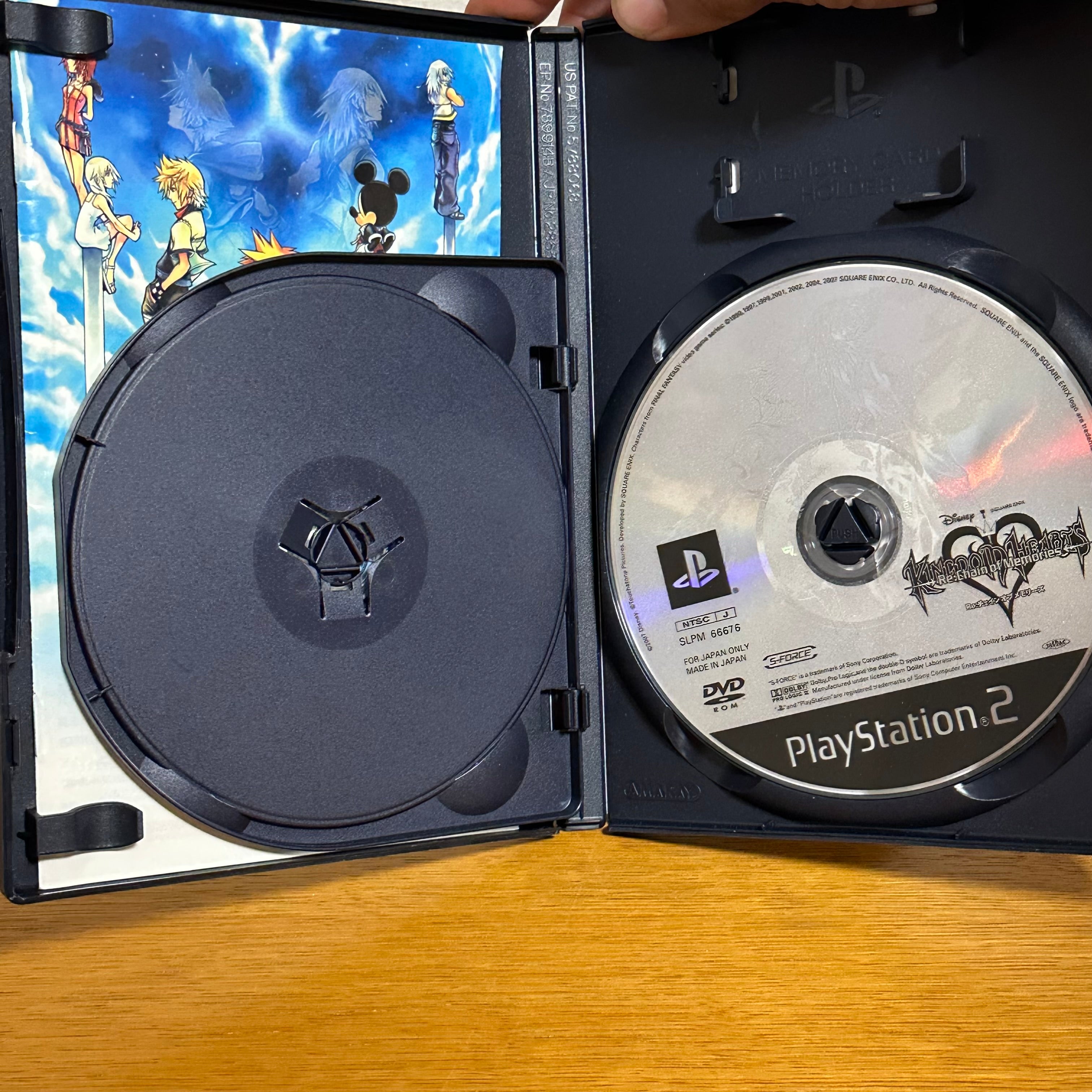 Kingdom Hearts II Final Mix+ PS2 Japonês — Capinha Especial 3D com 2 Discos