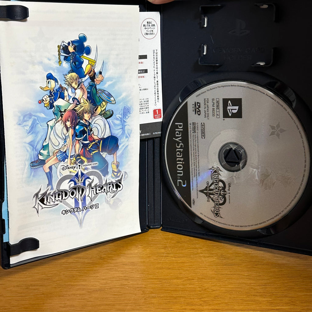 Kingdom Hearts II PS2 Japonês — Completo com Capinha, Disco e Livrinho
