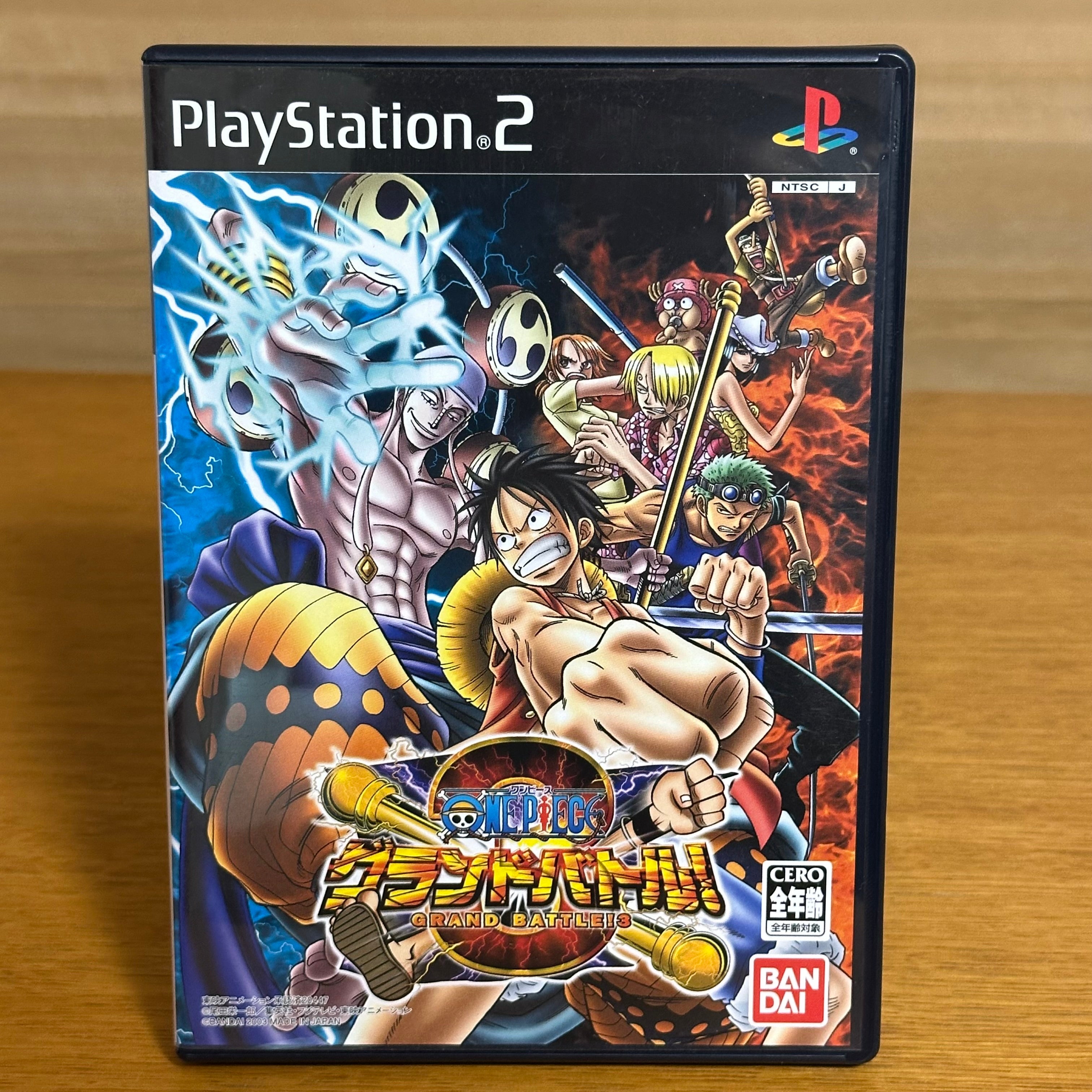 Jogo PS2 One Piece Grand Battle! 3 Japonês Original Completo